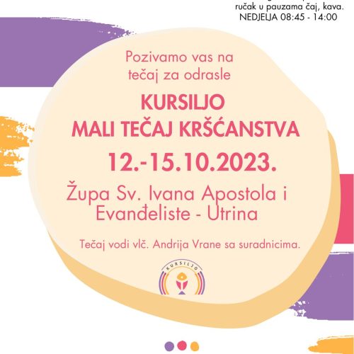 Duhovna obnova Kursiljo plakat